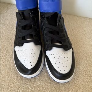 Youth Boys  Black and Blue Sneakers Youth size